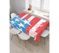 Прямоугольная скатерть JOYARTY Американские звезды из сатена tc_20689_120x145