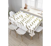 Прямоугольная скатерть JOYARTY Больше яркого сияния из сатена tc_4884_120x145