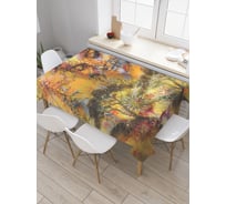 Прямоугольная скатерть JOYARTY Богиня с декоративной мандалы из сатена tc_29440_120x145