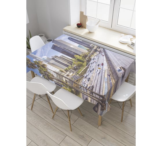 Прямоугольная скатерть JOYARTY Большой Лос-Анджелес из сатена tc_32740_120x145 1