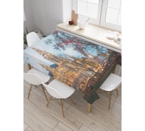 Прямоугольная скатерть JOYARTY Вечерняя площадь из сатена tc_951_120x145