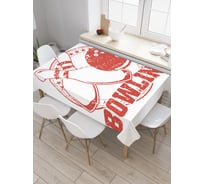 Прямоугольная скатерть JOYARTY Боулинг ретро из сатена tc_38151_120x145