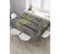 Прямоугольная скатерть JOYARTY В густом лесу из сатена tc_31621_120x145