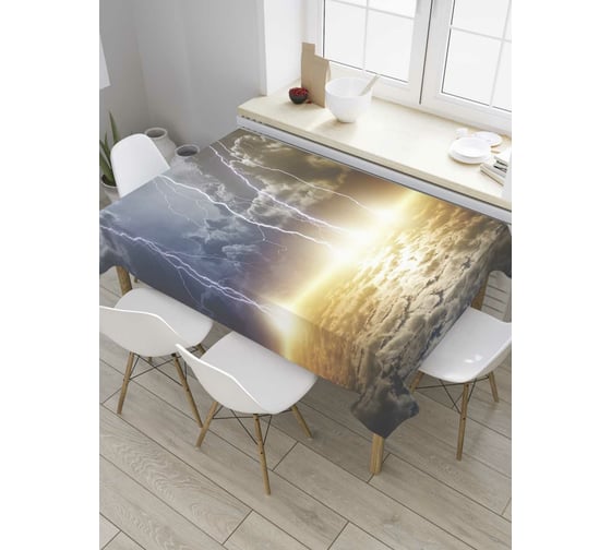 Прямоугольная скатерть JOYARTY Вечеринка молний из сатена tc_7841_120x145 1