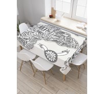 Прямоугольная скатерть JOYARTY Африканские регионы из сатена tc_30435_120x145