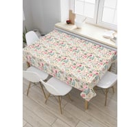 Прямоугольная скатерть JOYARTY Викторианские цветы из сатена tc_135241_120x145