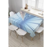 Прямоугольная скатерть JOYARTY Бассейн под водой из сатена tc_28408_120x145