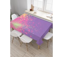 Прямоугольная скатерть JOYARTY Безмятежные пятна из сатена tc_30331_120x145