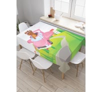 Прямоугольная скатерть JOYARTY Автосамолет из сатена tc_32337_120x145