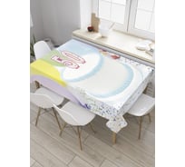 Прямоугольная скатерть JOYARTY Веселое ликование из сатена tc_33127_120x145