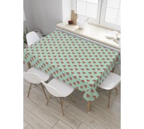 Прямоугольная скатерть JOYARTY Божьи коровки из сатена tc_31833_120x145