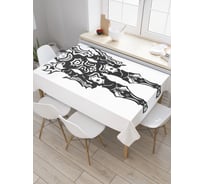 Прямоугольная скатерть JOYARTY Бронь воина из сатена tc_23746_120x145