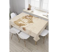 Прямоугольная скатерть JOYARTY Америка прошлого из сатена tc_9052_120x145