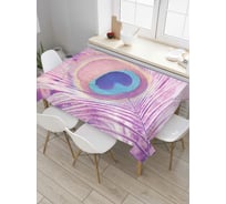 Прямоугольная скатерть JOYARTY Большое перо из сатена tc_3986_120x145