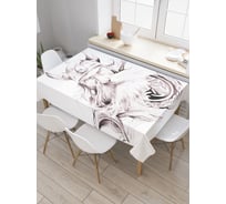 Прямоугольная скатерть JOYARTY Взгляд викинга из сатена tc_22178_120x145