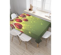 Прямоугольная скатерть JOYARTY Висячие шарики из сатена tc_20074_120x145