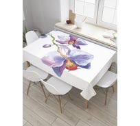Прямоугольная скатерть JOYARTY Ветка орхидеи из сатена tc_28871_120x145