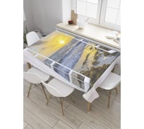 Прямоугольная скатерть JOYARTY Вид на морской рассвет из сатена tc_32590_120x145