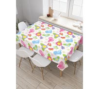 Прямоугольная скатерть JOYARTY Весенние радости из сатена tc_32484_120x145