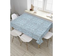 Прямоугольная скатерть JOYARTY Витьеватые волны из сатена tc_75158_120x145