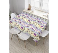 Прямоугольная скатерть JOYARTY Абстракция кругов из сатена tc_32493_120x145