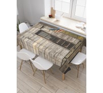 Прямоугольная скатерть JOYARTY Американский пост из сатена tc_21335_120x145