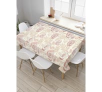 Прямоугольная скатерть JOYARTY Вихрь цветов из сатена tc_6497_120x145
