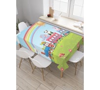 Прямоугольная скатерть JOYARTY В далекие края из сатена tc_37578_120x145