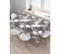 Прямоугольная скатерть JOYARTY Битое зеркало из сатена tc_29720_120x145