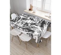 Прямоугольная скатерть JOYARTY Абстрактные штрихи из сатена tc_38191_120x145