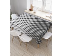 Прямоугольная скатерть JOYARTY Блики кругов из сатена tc_30787_120x145