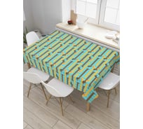 Прямоугольная скатерть JOYARTY Анималистические таксы из сатена tc_74291_120x145