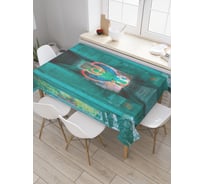 Прямоугольная скатерть JOYARTY Ангельский образ из сатена tc_20954_120x145