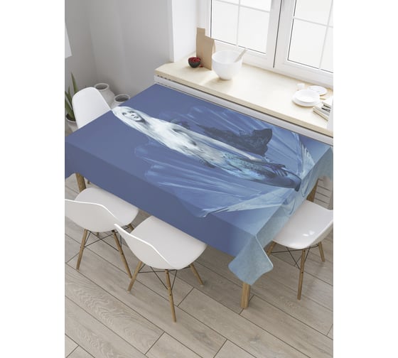 Прямоугольная скатерть JOYARTY Волшебство русалки из сатена tc_9101_120x145 1