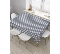 Прямоугольная скатерть JOYARTY Ажурные колеса из сатена tc_28274_120x145