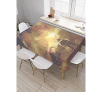 Прямоугольная скатерть JOYARTY Взгляд на космос из сатена tc_23060_120x145