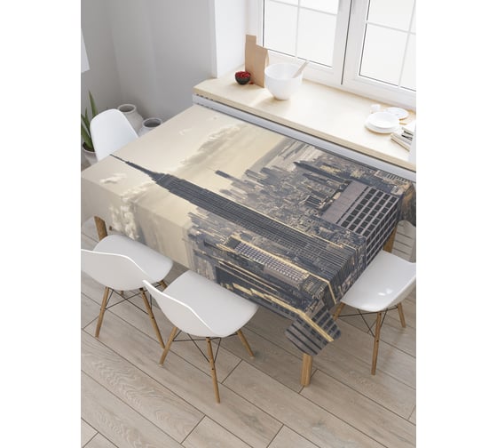 Прямоугольная скатерть JOYARTY Вечер в нью йорке из сатена tc_15545_120x145 1