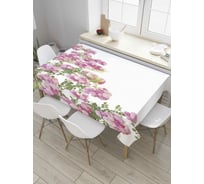 Прямоугольная скатерть JOYARTY Арка роз из сатена tc_32636_120x145