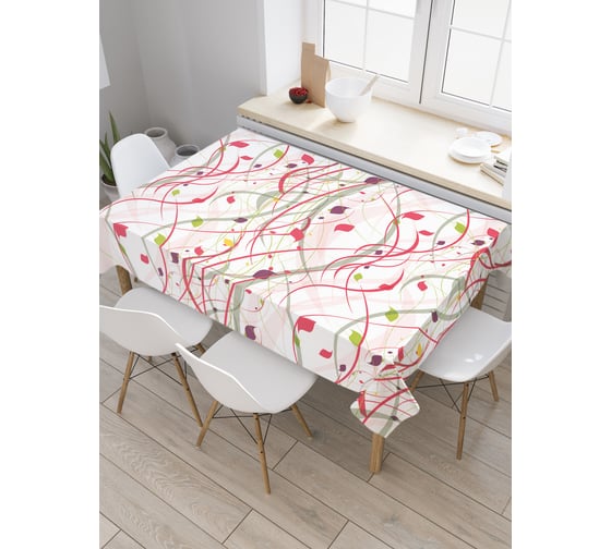 Прямоугольная скатерть JOYARTY Ветер перемен из сатена tc_21386_120x145 1