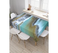 Прямоугольная скатерть JOYARTY Большой водопад из сатена tc_18967_120x145