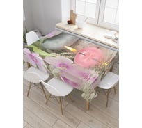Прямоугольная скатерть JOYARTY Ароматная вода из сатена tc_21848_120x145