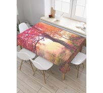 Прямоугольная скатерть JOYARTY В гости к осени из сатена tc_19329_120x145