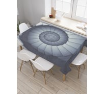 Прямоугольная скатерть JOYARTY Бесконечная лестница из сатена tc_22217_120x145