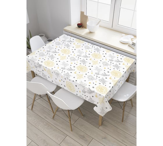 Прямоугольная скатерть JOYARTY Бутоны роз из сатена tc_34697_120x145 1