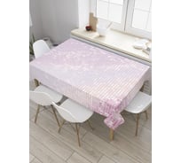 Прямоугольная скатерть JOYARTY Веточки жасмина из сатена tc_31033_120x145