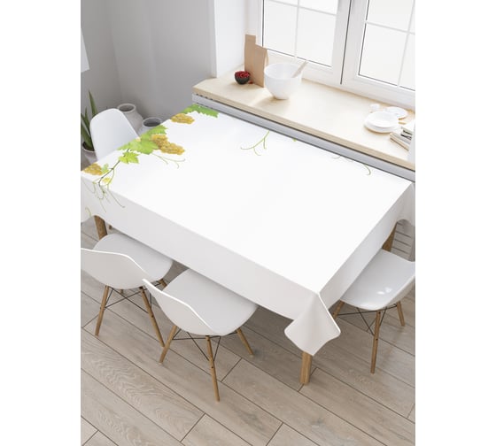 Прямоугольная скатерть JOYARTY Ветка винограда из сатена tc_21590_120x145 1