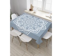 Прямоугольная скатерть JOYARTY Ажурный лотос из сатена tc_35468_120x145