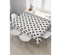 Прямоугольная скатерть JOYARTY Виды ромбов из сатена tc_27849_120x145