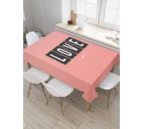 Прямоугольная скатерть JOYARTY Вечная любовь из сатена tc_53008_120x145