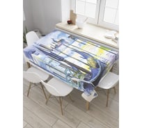 Прямоугольная скатерть JOYARTY Венецианская гребная лодка из сатена tc_32109_120x145